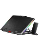 Soporte Refrigerante Mars Gaming MNBC5 para Portátiles hasta 17.3"/ Iluminación LED