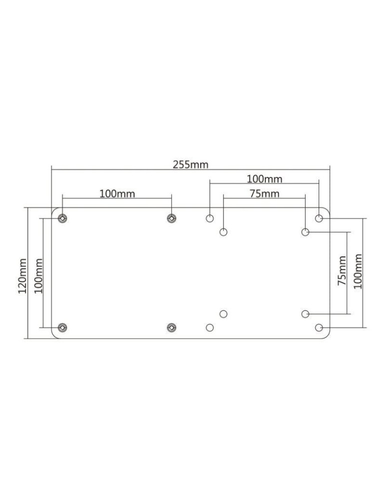 Soporte para miniPC VESA 100x100 Aisens MPC01-055