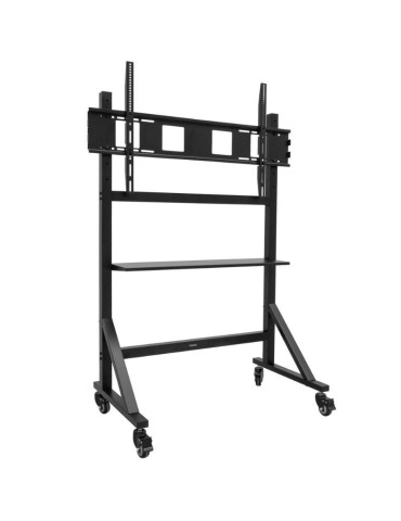 Soporte de Suelo Ajustable con Ruedas TooQ FS20105M-B para TV de 60-105"/ hasta 120kg