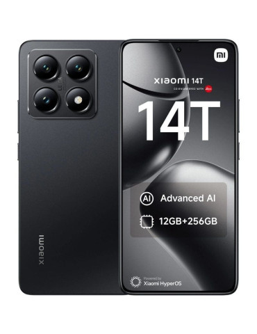 Smartphone Xiaomi 14T 12GB/ 256GB/ 6.67"/ 5G/ Negro