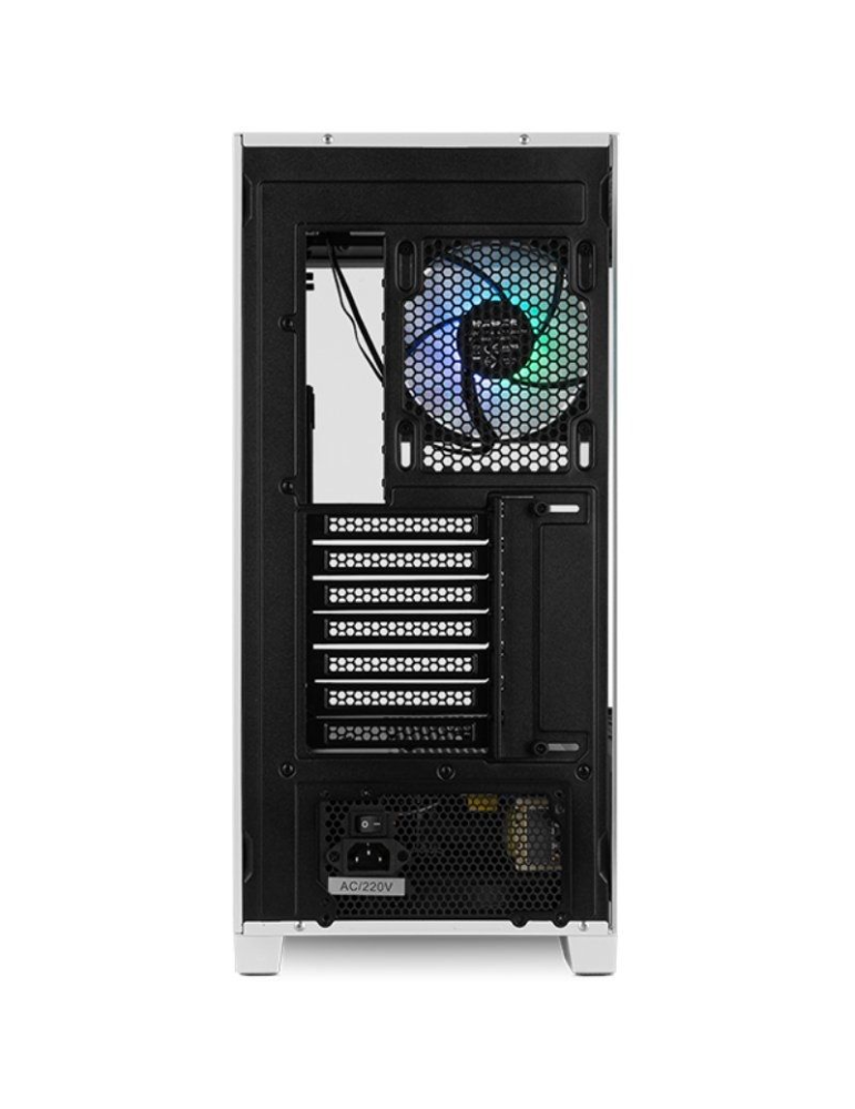 Caja Gaming Semitorre Nox Hummer ETHER/ Blanca y Negra