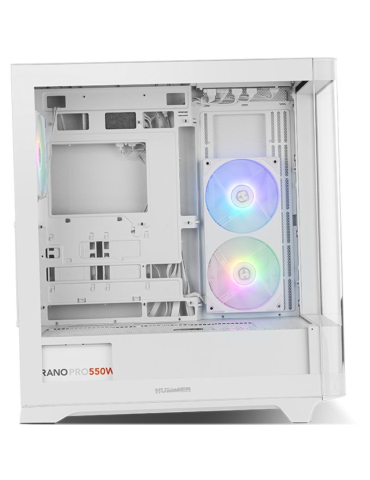 Caja Gaming Semitorre Nox Hummer ETHER/ Blanca 2