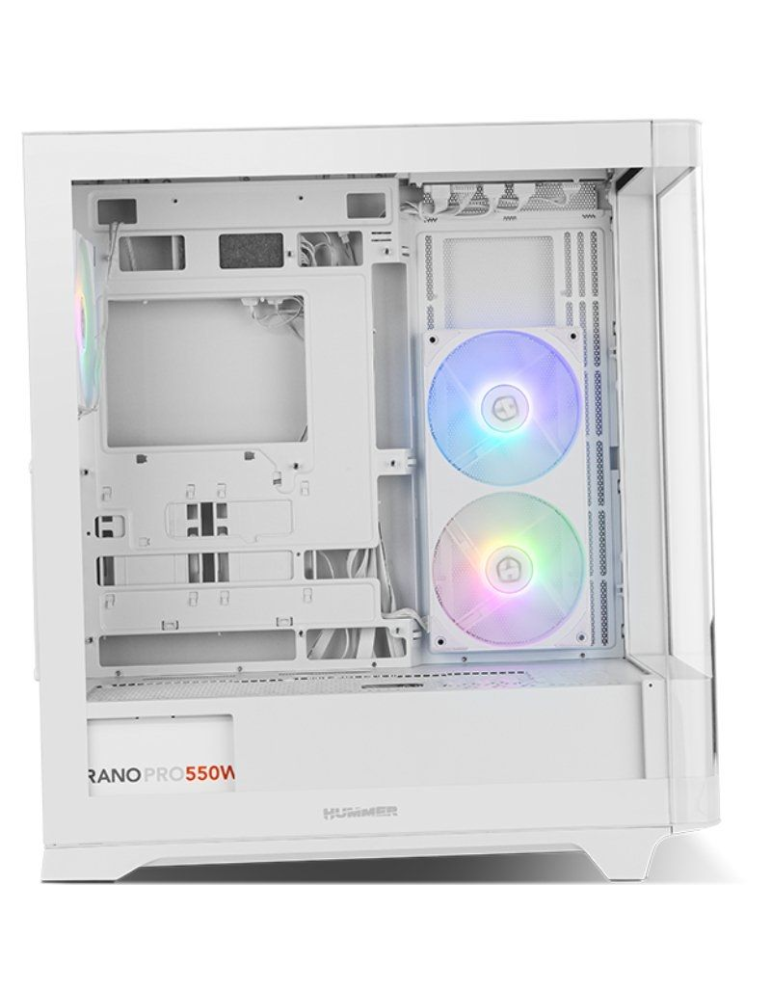 Caja Gaming Semitorre Nox Hummer ETHER/ Blanca