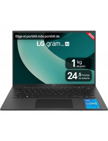 Portátil LG Gram 14ZD90RU-G.AX52B Intel Core i5-1334U/ 8GB/ 256GB SSD/ 14"/ Sin Sistema Operativo