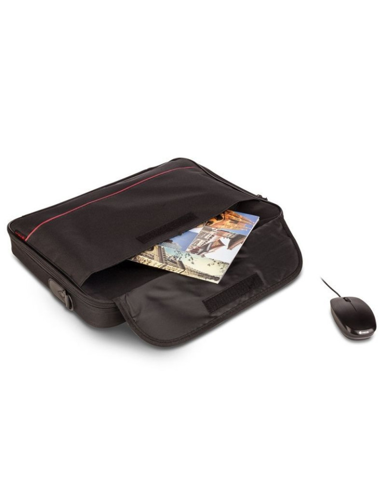 Maletín Monray Passenger Plus para Portátiles hasta 18"/ Cinta para Trolley/ Negro