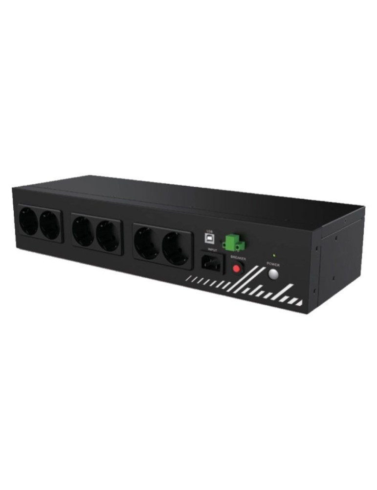 SAI Línea Interactiva Phasak Compact/ 800VA-480W/ 8 Salidas/ Formato Rack 2U