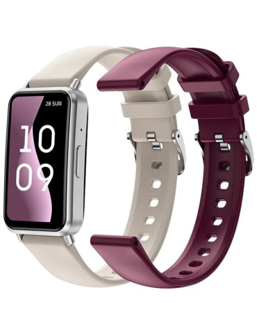 Smartwatch SPC Duo Fit/ Notificaciones/ Frecuencia Cardíaca/ Blanco