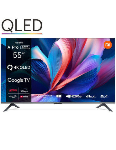 Televisor Xiaomi QLED TV A Pro 55 2026 55"/ Ultra HD 4K/ Smart TV/ WiFi