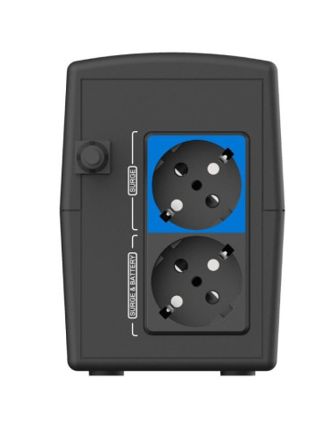 SAI Línea Interactiva Phasak Ottima 1060 VA Interactive/ 1060VA-600W/ 2 Salidas/ Formato Torre 2