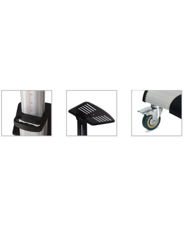 Soporte de Suelo Inclinable/ Orientable con Ruedas Fonestar STS-4064P para TV de 37-70"/ hasta 50kg 2