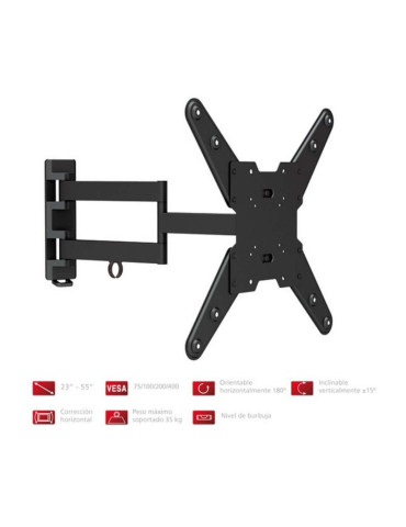 Soporte de Pared Orientable/ Inclinable Fonestar STV-683N para TV de 23-55"/ hasta 35kg