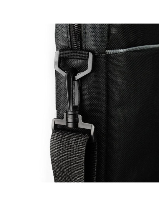 Maletín + Ratón Subblim Select Pack para Portátiles hasta 15.6"/ Cinta para Trolley/ Negro