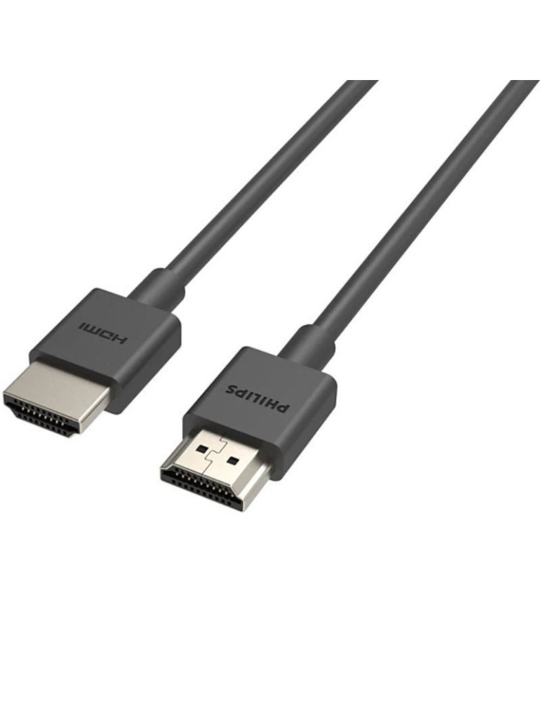 Cable HDMI 4K Philips SWV5702/ HDMI Macho - HDMI Macho/ 2m/ Certificado/ Negro