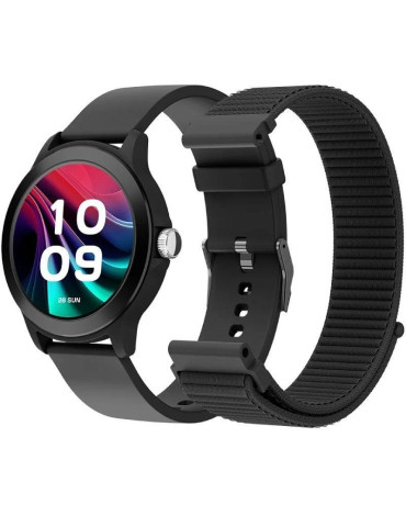 Smartwatch SPC Smartee Duo Vivo 2 9655N/ Notificaciones/ Frecuencia Cardíaca/ Negro/ Incluye Correa Extra