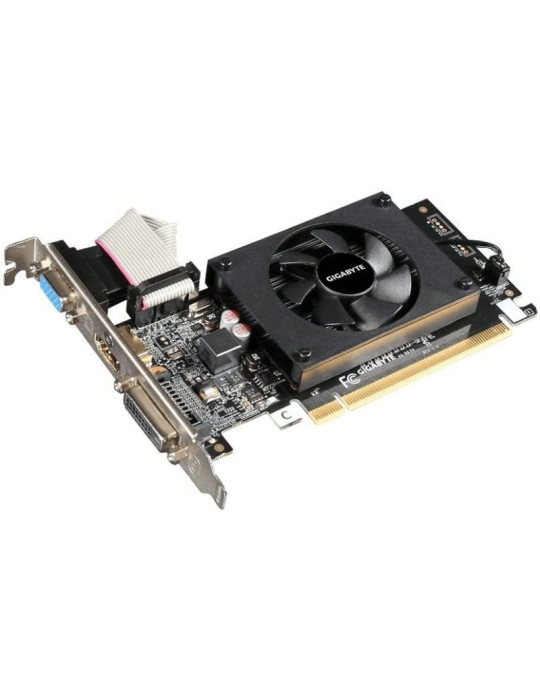 Tarjeta Gráfica Gigabyte GeForce GT 710/ 2GB DDR3/ Perfil Bajo