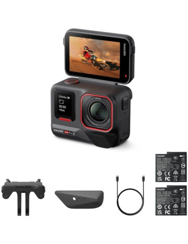 Cámara Digital Deportiva Insta360 Ace Pro 2 Pack de 2 Baterías/ 8K/ Ángulo de visión 180 / Negra
