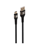 Cable USB 2.0 Tipo-C Fonestar USB-CA/ USB Tipo-C Macho - USB Macho/ 480Mbps/ 1m/ Negro