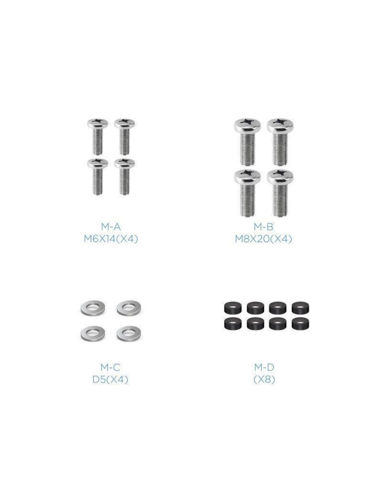 Soporte VESA 200x200 TooQ VMA0200-B/ hasta 30kg
