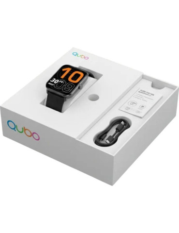 Smartwatch Qubo SMT-200/ Notificaciones/ Frecuencia Cardíaca/ Negro 2