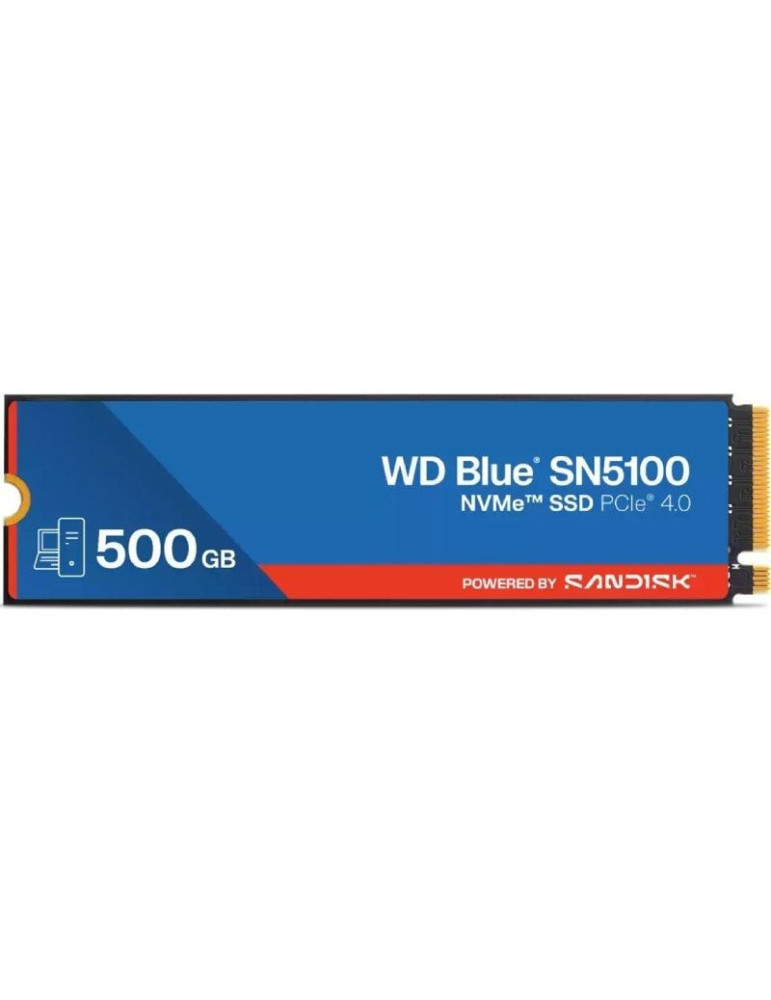 Disco SSD SanDisk WD Blue SN5100 500GB/ M.2 2280 PCIe Gen4/ Full Capacity