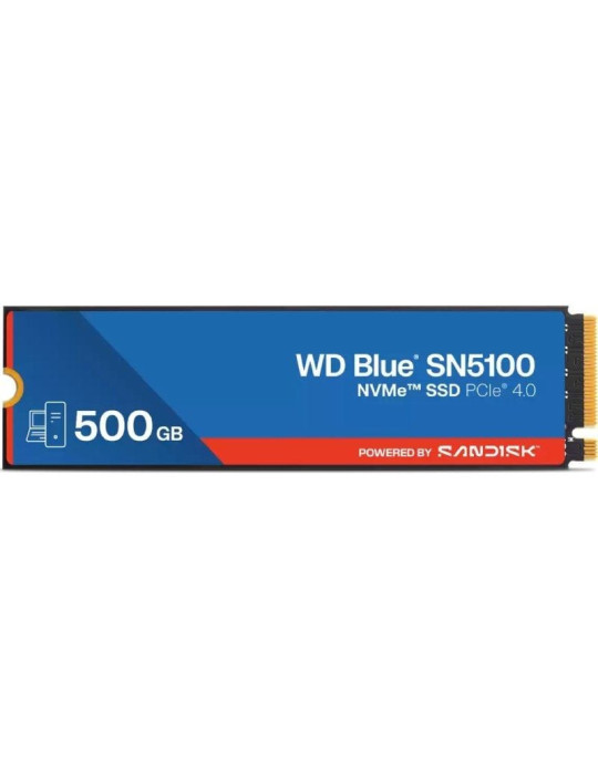 Disco SSD SanDisk WD Blue SN5100 500GB/ M.2 2280 PCIe Gen4/ Full Capacity