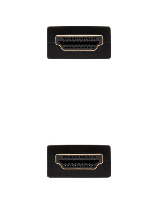 Cable HDMI 2.0 4K Nanocable 10.15.3800/ HDMI Macho - HDMI Macho/ 50cm/ Negro