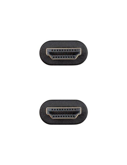 Cable HDMI 2.0 4K CCS Nanocable 10.15.3905/ HDMI Macho - HDMI Macho/ 5m/ Negro