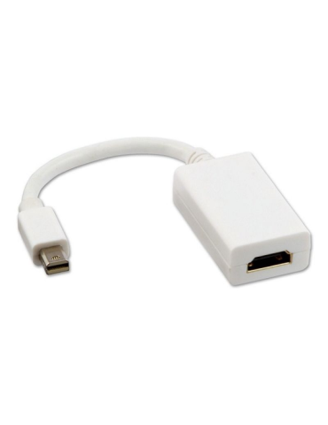 Conversor Nanocable 10.16.0102-W/ Mini DisplayPort Macho - HDMI Hembra/ 15cm/ Blanco