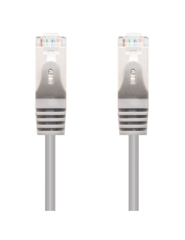 Cable de Red RJ45 FTP Nanocable 10.20.0801/ Cat.6/ 1m/ Gris