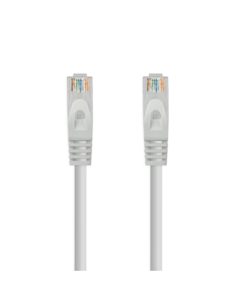 Cable de Red RJ45 UTP Nanocable 10.20.1810 Cat.6/ 10m/ Gris