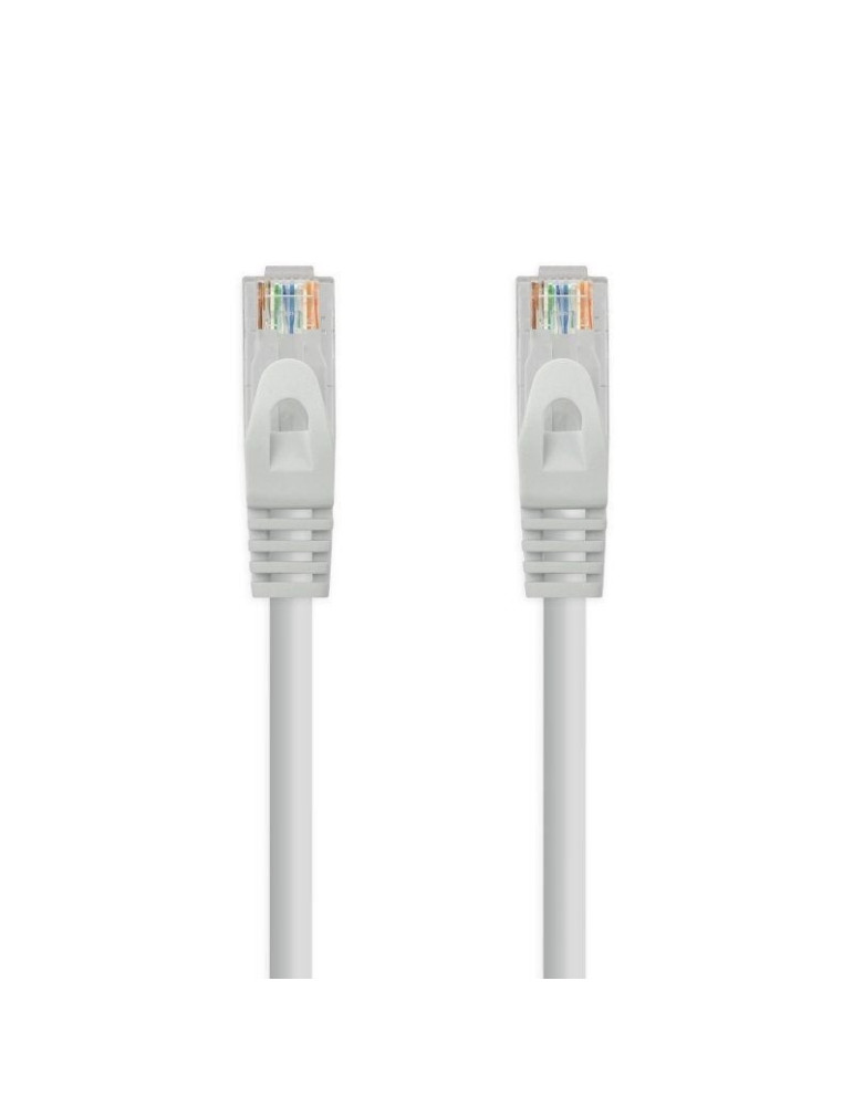 Cable de Red RJ45 UTP Nanocable 10.20.1815 Cat.6A/ 15m/ Gris