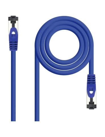 Cable de Red RJ45 SSTP Nanocable 10.20.2000-L25-BL Cat.8.1/ 25cm/ Azul