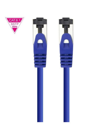 Cable de Red RJ45 SSTP Nanocable 10.20.2002-BL Cat.8.1/ 2m/ Azul 2