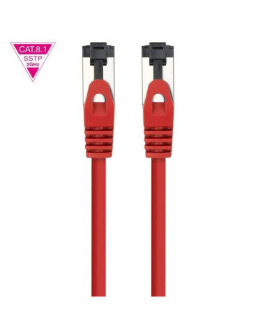 Cable de Red RJ45 SSTP Nanocable 10.20.2002-R Cat.8.1/ 2m/ Rojo 2