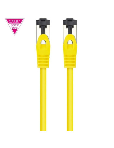 Cable de Red RJ45 SSTP Nanocable 10.20.2002-Y Cat.8.1/ 2m/ Amarillo 2