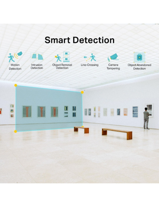Cámara de Videovigilancia TP-Link VIGI C240I 4mm/ 88.7 / Visión Nocturna/ Control desde APP