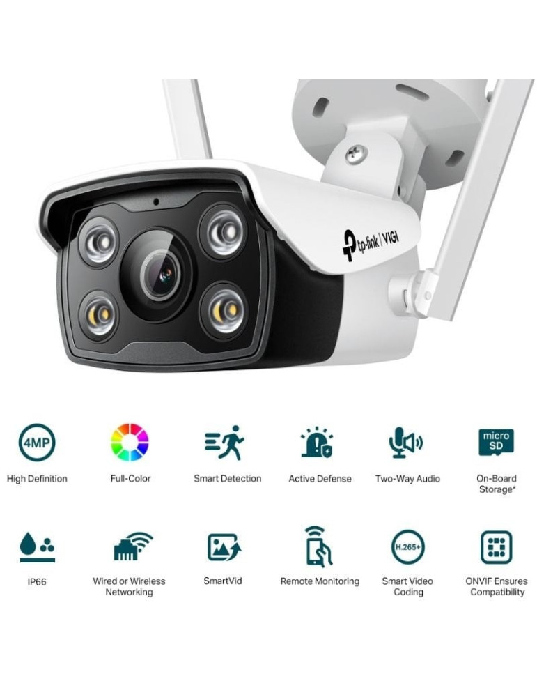 Cámara de Videovigilancia TP-Link VIGI C340-W/ 90 / Visión Nocturna/ Control desde APP