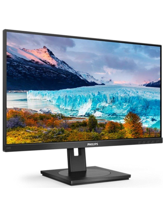 Monitor Profesional Philips S-Line 242S1AE 23.8"/ Full HD/ Multimedia/ Regulable en altura/ Negro