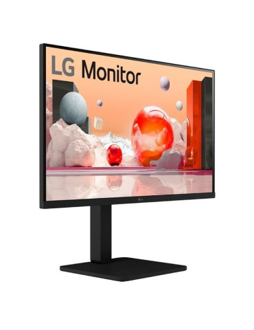 Monitor Profesional LG 24BA560-B 24"/ Full HD/ Multimedia/ Regulable en altura/ Negro 2