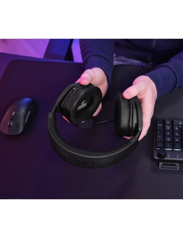 Auriculares Gaming con Micrófono Trust Gaming GXT 492 Carus/ Jack 3.5/ Negros 2