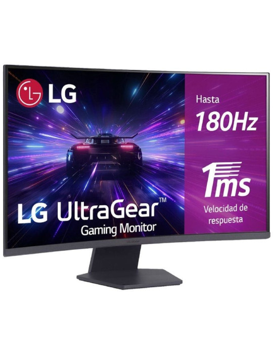 Monitor Gaming Curvo LG UltraGear 32GS60QC-B 31.5"/ QHD/ 1ms/ 180Hz/ VA/ Negro