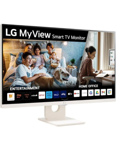 Smart Monitor LG MyView 32SR50F-W 31.5"/ Full HD/ Multimedia/ Smart TV/ Blanco