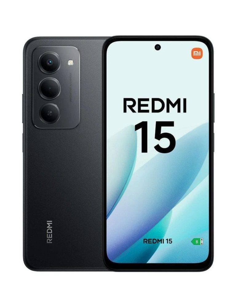Smartphone Xiaomi Redmi 15 8GB/ 256GB/ 6.9"/ Negro