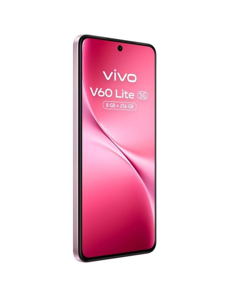Smartphone Vivo V60 Lite 8GB/ 256GB/ 6.77"/ 5G/ Rosa/ Incluye Cargador 90W y Buds