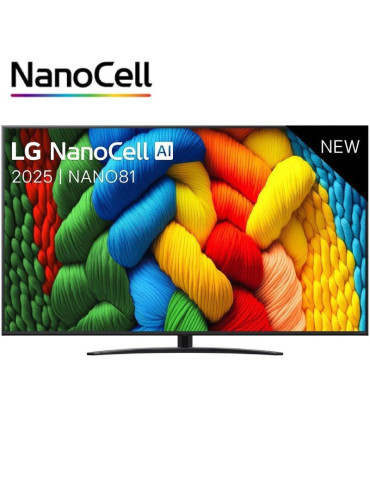 Televisor LG NanoCell 65NANO81A6A 65"/ Ultra HD 4K/ Smart TV/ WiFi