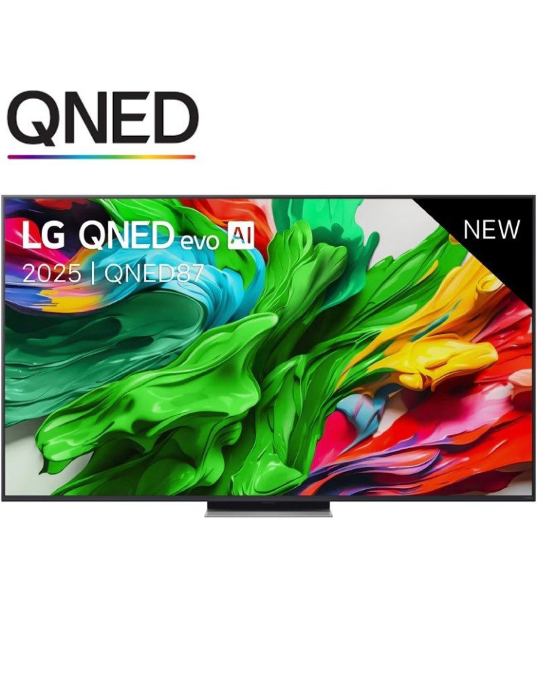 Televisor LG QNED Evo 65QNED87A6B 65"/ Ultra HD 4K/ Smart TV/ WiFi