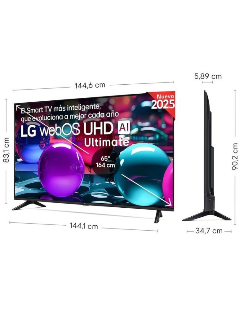 Televisor LG UHD 65UA73006LA 65"/ Ultra HD 4K/ Smart TV/ WiFi