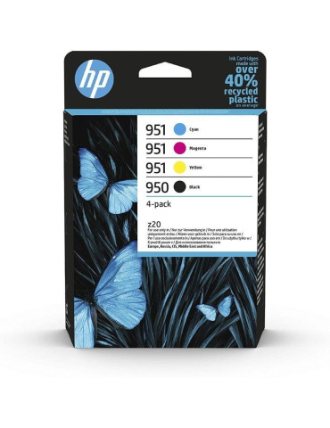 Cartucho de Tinta Original HP n 950 + n 951 Cian/ Magenta/ Amarillo/ Negro