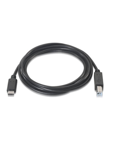 Cable USB 2.0  Impresora Aisens A107-0054/ USB Tipo-C Macho - USB Tipo-B Macho/ 480Mbps/ 2m/ Negro 2