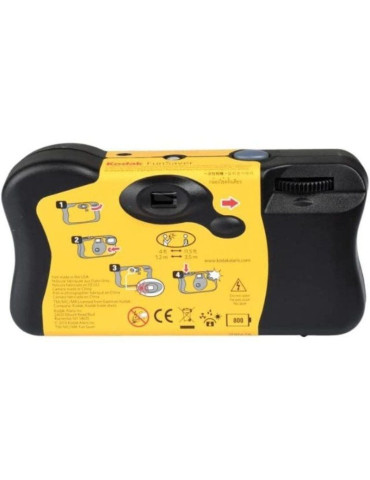 Cámara Desechable Kodak FunSaver 27/ 27 Exposiciones/ Amarilla y Roja 2